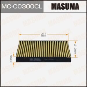 Салонный фильтр MASUMA MC-C0300CL угольный (1/40)