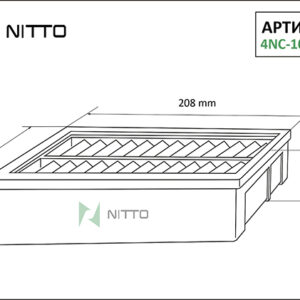 Фильтр воздушный Nitto 4NC-1038W